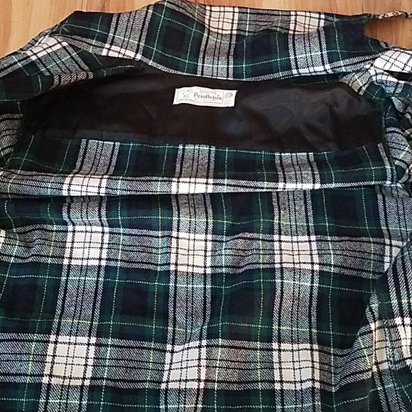 Vintage 70s Jr Pendleton Belted Plaid Jacket - Picture 11 of 11